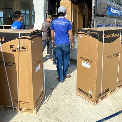 Lắp máy lạnh cho kho mát lưu trữ hàng hóa | maylanh24h.com.vn