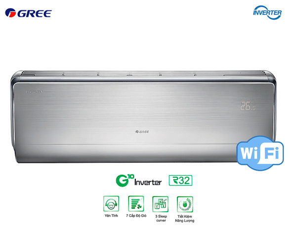 Máy Lạnh Gree GWC09UB-S6DNA4A Inverter U-CROWN 1 Ngựa