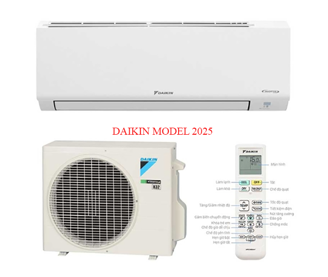 So sánh các series máy lạnh Daikin model 2025