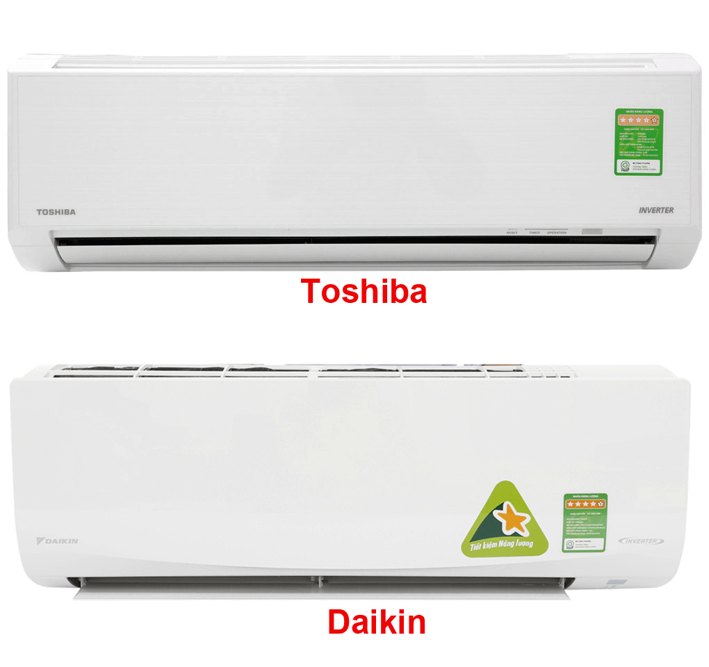 So sánh máy lạnh Daikin và Toshiba 2 thương hiệu hàng đầu
