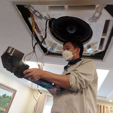Vệ sinh máy lạnh âm trần những điều cần lưu ý